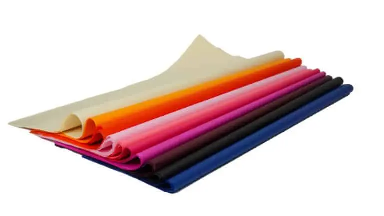 Papier de soie de couleur